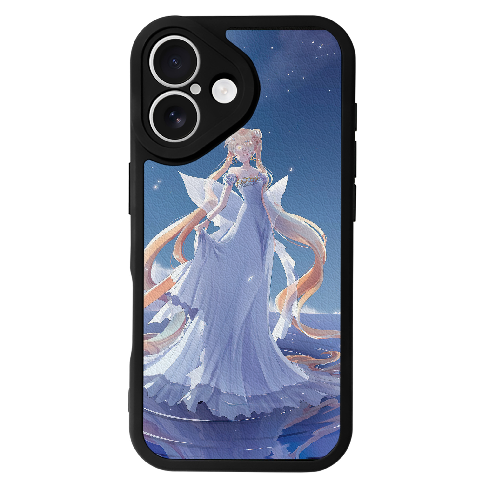 （画像用） 美少女戦士セーラームーン Sailor Moon 【iPhone 16シリーズ対応】シリコンスマホケース（レザー調） 材質：シリコン